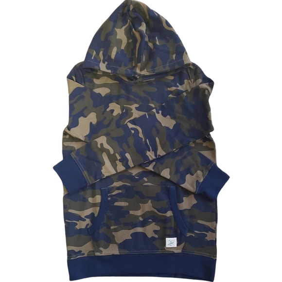 Weatherproof Other - NWT Weatherproof Boys Hooded Long Sleeve Shirt Camouflage w/ Pocket Sz XL 18/20